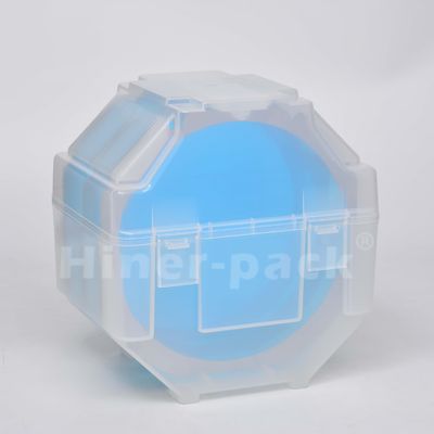 Black Semitransparent Wafer Storage Box 25 Slots For Semiconductor Wafer Handling