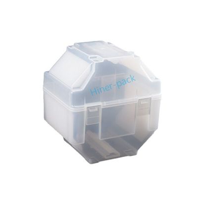 Buy 8 Inch Vertical Wafer Cassette Box Semitransparent PP Material Wafer Storage Box SGS Compliant online manufacture