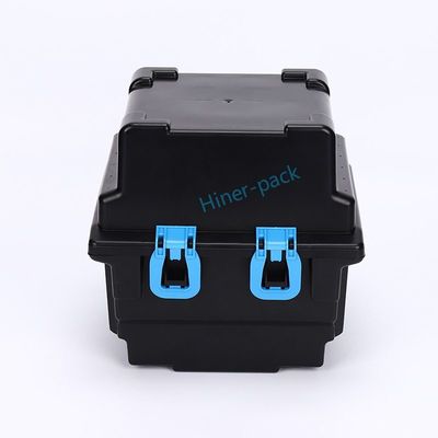Buy Black Conductive PP Material Wafer Carrier 6 Inch Wafer Storage Box online manufacture