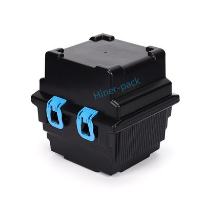 Buy 6 Inch 150mm Black ESD Wafer Storage Box Carrier For Secure Transportation online manufacture