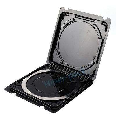 Buy Frame Clamshell Single Wafer Box 6 Inch Silicon Wafer Black And Transaparent  Low Outgassing online manufacture