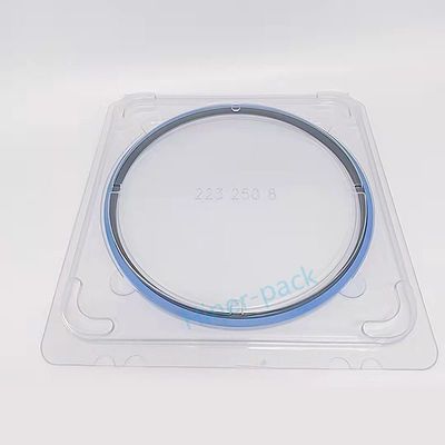 Buy 8 Inch Transparent Single Wafer Shipping Containers PET Material online manufacture