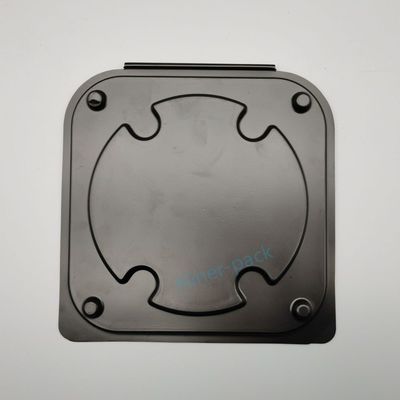 Buy Black PET Material Silicon Wafer Horizontal Box For Semiconductor Transport online manufacture