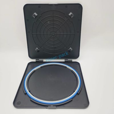 Buy 8 Inch Black Single Horizontal Wafer Shipper Match Hoop Ring For Si Wafer 1PCS online manufacture