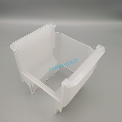 Buy Cleanroom 8 inch Transparent PP Material Wafer Carrier Cassette Semiconductor Packaging Box online manufacture