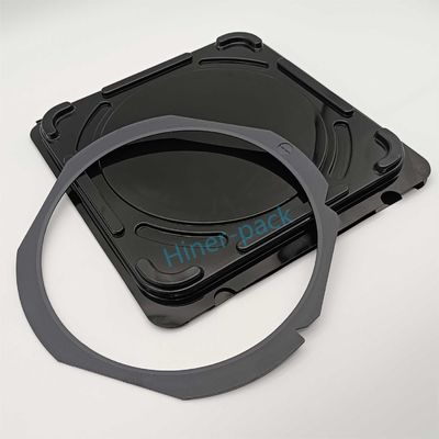 Buy HWS Silicon Wafer Frame Dicing Ring Black PPS Material For Wafer Shipper online manufacture