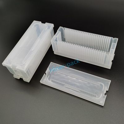 Buy Square PP Material Wafer Carrier 2/3 Inch Series Wafer Shipping Box online manufacture