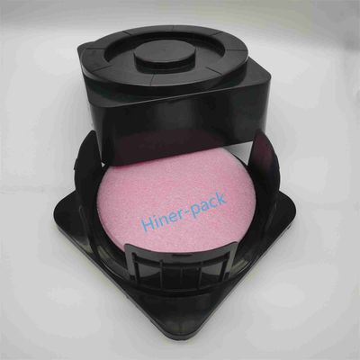 Buy Customized ODM 6 Inch Black Conductive PP Horizontal Wafer Shipper For Semiconductor Manufacture online manufacture