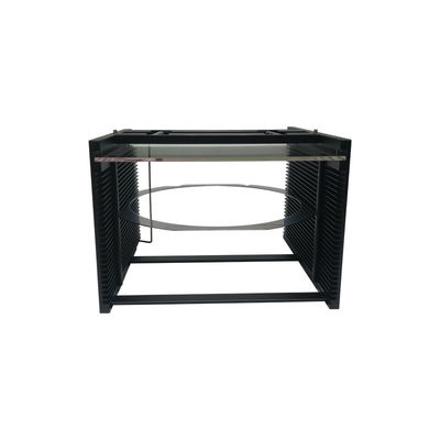 Buy 8 Inch 25 Slot Black Metal Wafer Load Cassette With Ultra-High Temperature Resistance online manufacture