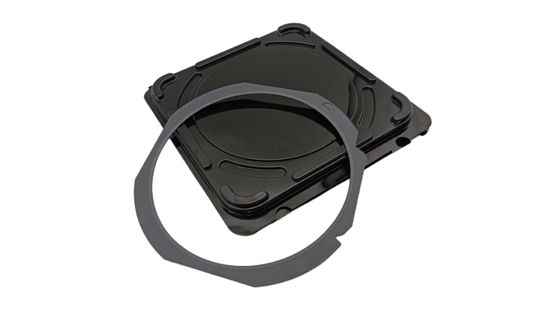 Buy Clamshell Wafer Box Single Flex Frame Shippers With Match Expand Ring Uesed For Wafer Fab online manufacture