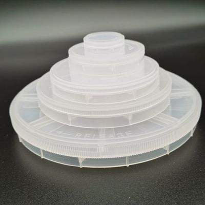 Buy Single Chip Packaging Wafer Shipping Box Natural PP Low Gas Release For Semiconductor Industry online manufacture