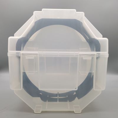 Buy 8 Inch Transparent Wafer Shipping Box For Transport And Storage With Low Gas Release online manufacture