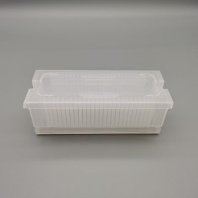 Buy Rectangular Silicon Wafer Box 25PCS Press Type Recyclable Use With Bottom And Lid online manufacture
