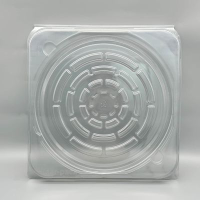 Buy 12 Inch Stackable Silicon Wafer Box Clear PS Material Rectangular With SGS Compliant online manufacture