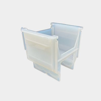 Buy Injection Molding Teflon Wafer Cassette Box For Storage And Transport online manufacture