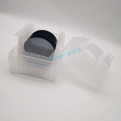 Clean PP Wafer Shipping Box Carrier With Cassette 4 Inch 100mm Used In Wafer Fab