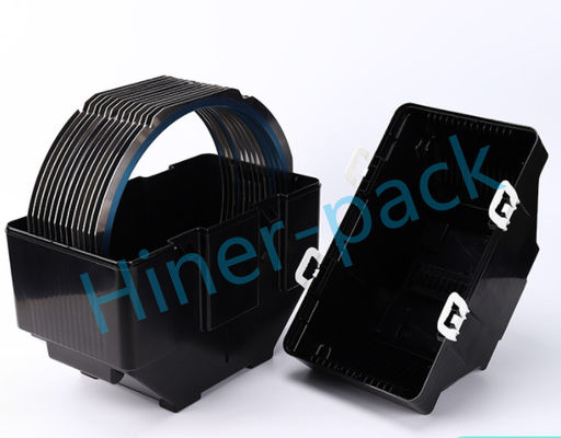 SGS Compliant Wafer Flex Frame 12 Inch 300mm Conductive PP Material Wafer Storage Box
