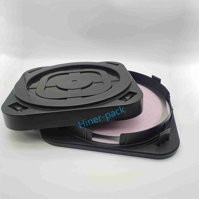 Horizontal 12 Inch Wafer Carrier Box Shipper Black Used In Wafer Fab SGS Compliant