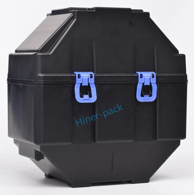 12 Inch Black ESD Wafer Flex Frame Box For Easy Transportation And Storage