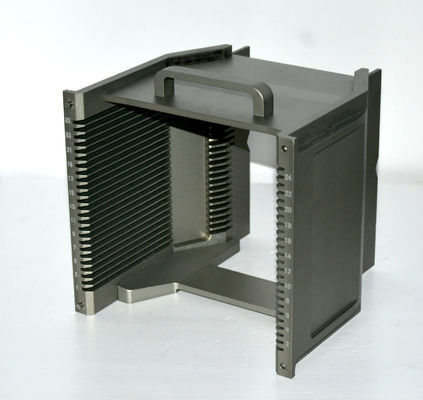 Anti-Static 8 Inch 25 Slot Metal Wafer Cassette Vertical Aluminum Material