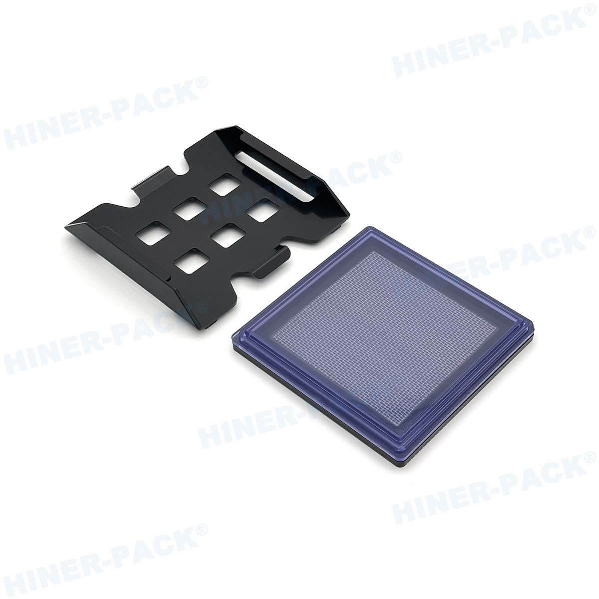 Waffle pack for semiconductors